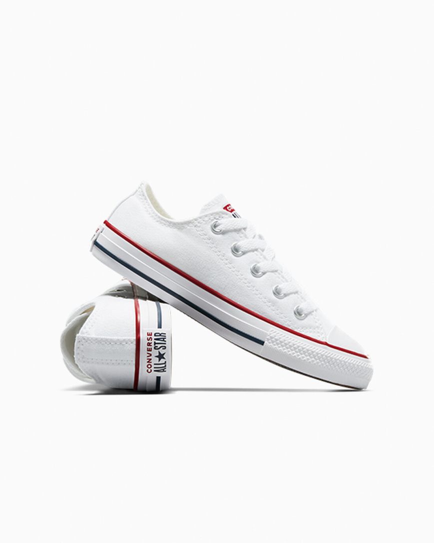 Zapatillas Bajas Converse Chuck Taylor All Star Classic Niño Blancas | PE E287L5